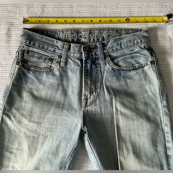 American Eagle Outfitters Blue Straight Jeans Classic Style - Picture 5 of 8